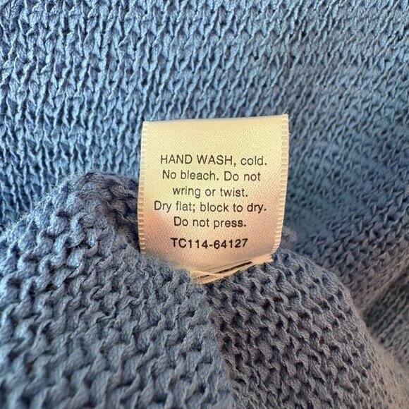 Pendleton Blue Vest Pendleton Blue Sleeveless Knit Top Stretch Size M Spring - Picture 7 of 10